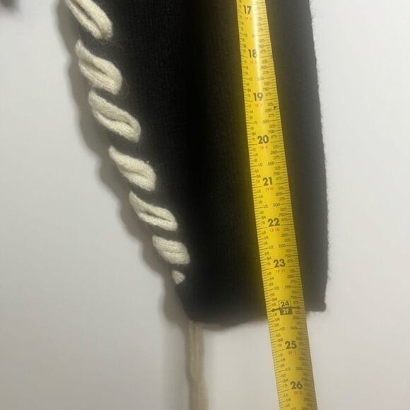 OAK + FORT LACE UP WOOL BLEND CROPPED MOCK NECK NWT SWEATER SIZE S - Picture 9 of 10